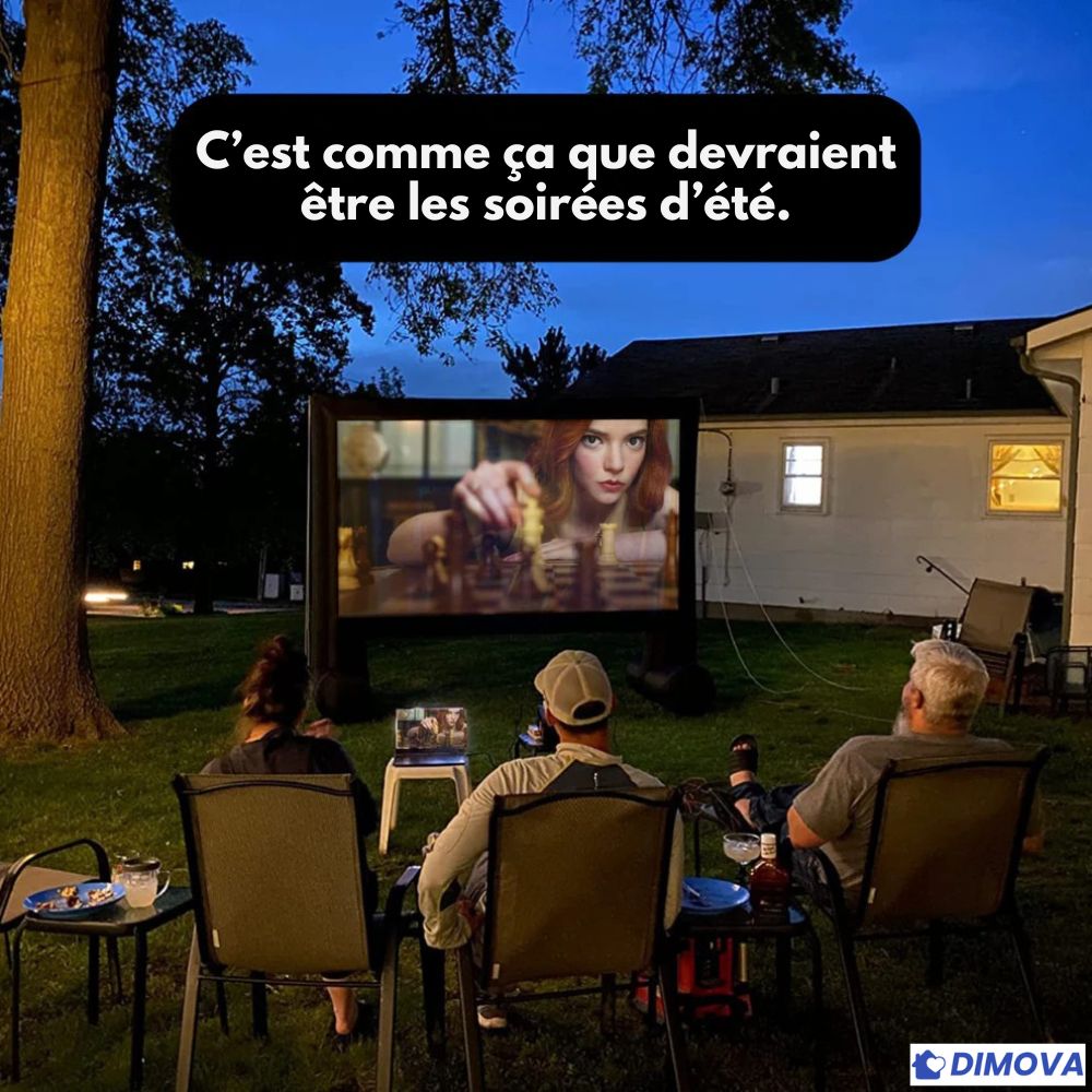 CineMaster Pro® – Projecteur intelligent 4K