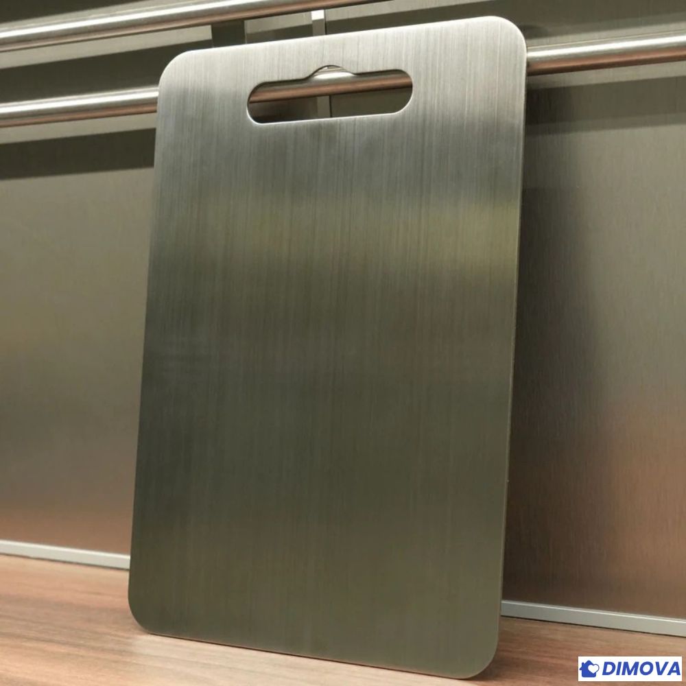 Planche de cuisine en acier inoxydable antibactérienne