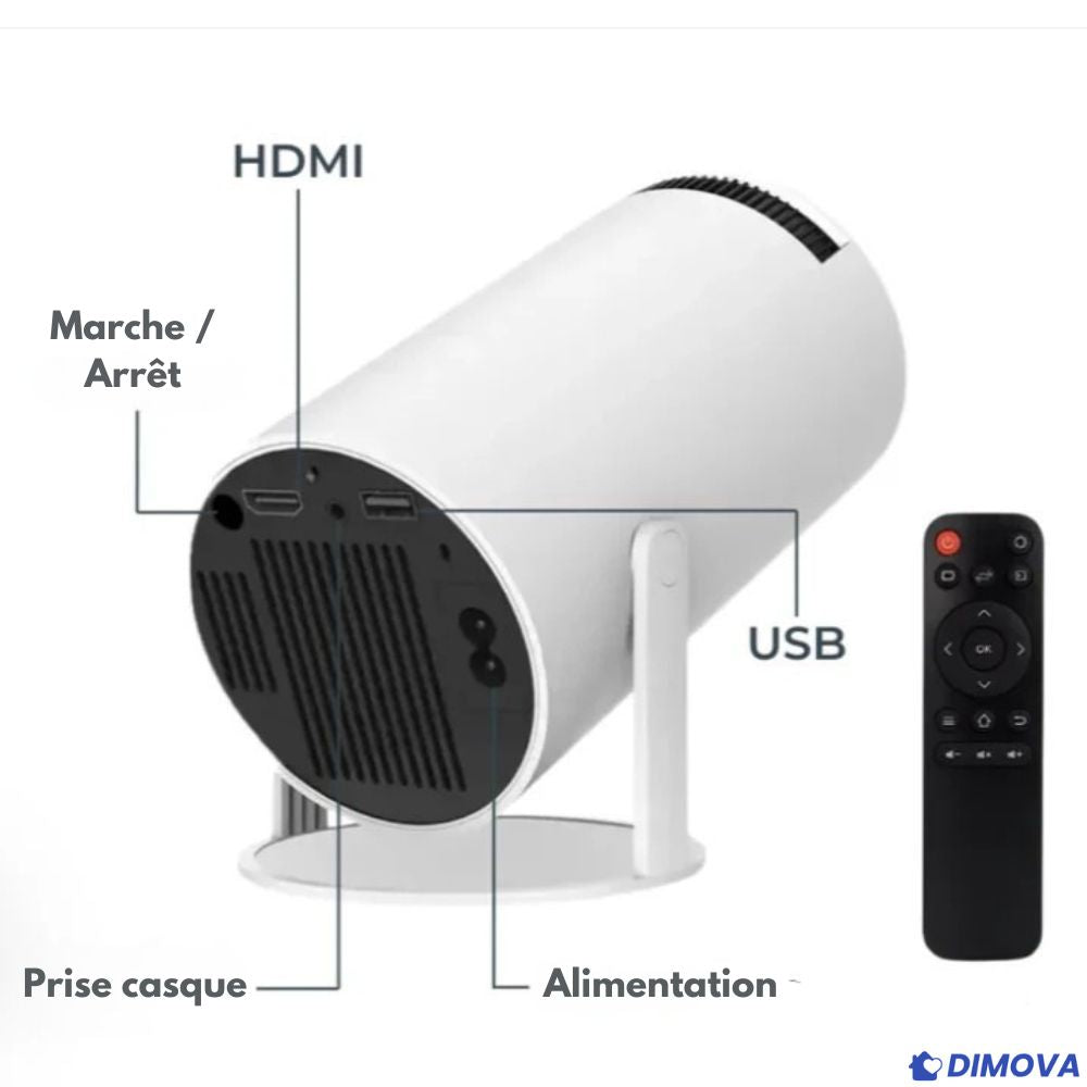 CineMaster Pro® – Projecteur intelligent 4K