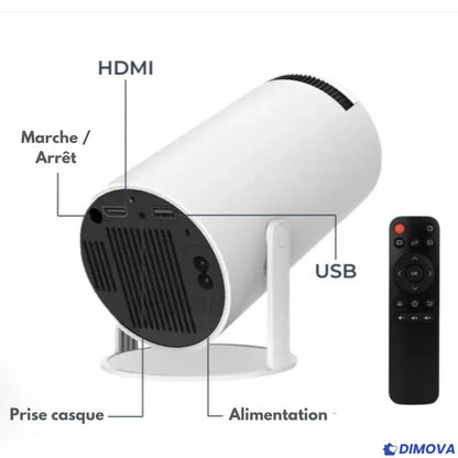 CineMaster Pro® – Projecteur intelligent 4K