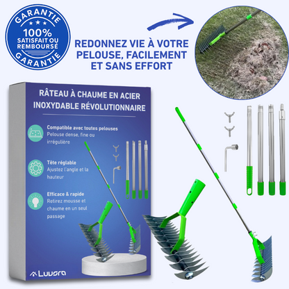 Râteau à chaume en acier inoxydable révolutionnaire