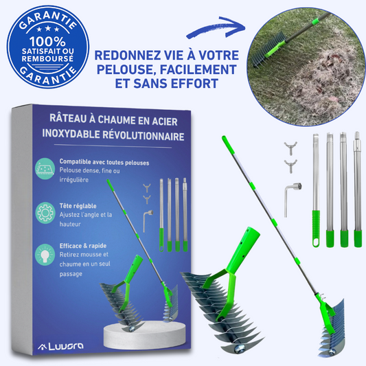 Râteau à chaume en acier inoxydable révolutionnaire