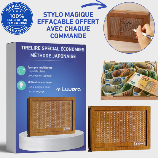 Tirelire Spécial Économies – Méthode Japonaise